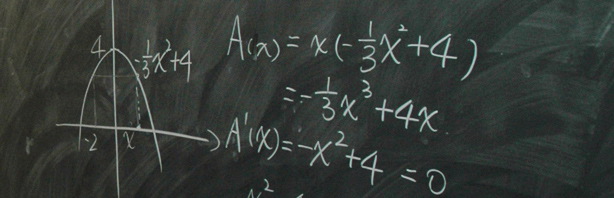 Results header pic - school board with calculus computations